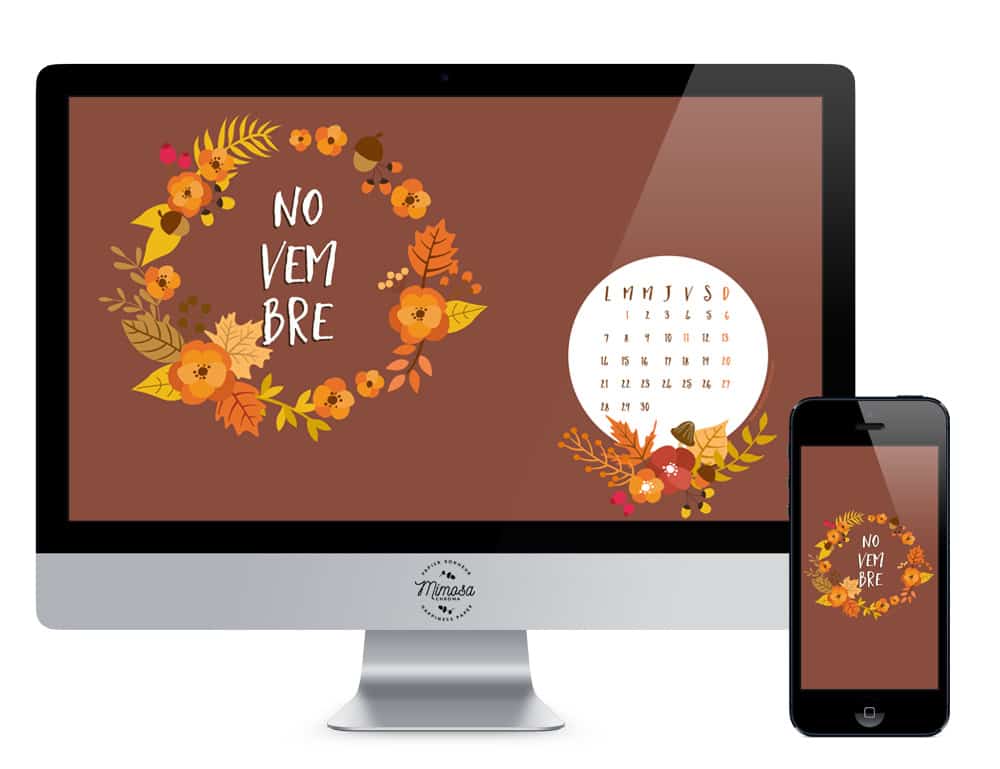 Calendrier de Novembre 2016 (Freebies & Printable) 4 Calendrier de novembre à télécharger