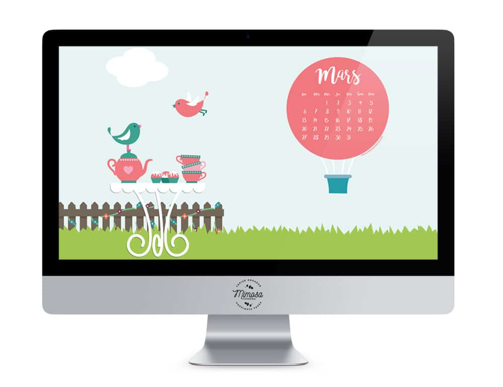 Calendrier de Mars 2017 (Freebies & Printable) 4 mars17 imac