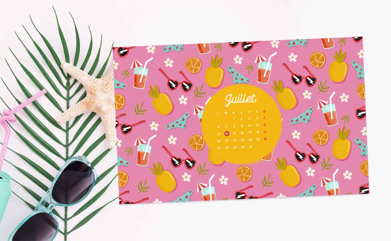 Calendrier de Juillet 2020 (Freebies & Printable) 4 Calendrier de juillet 2020