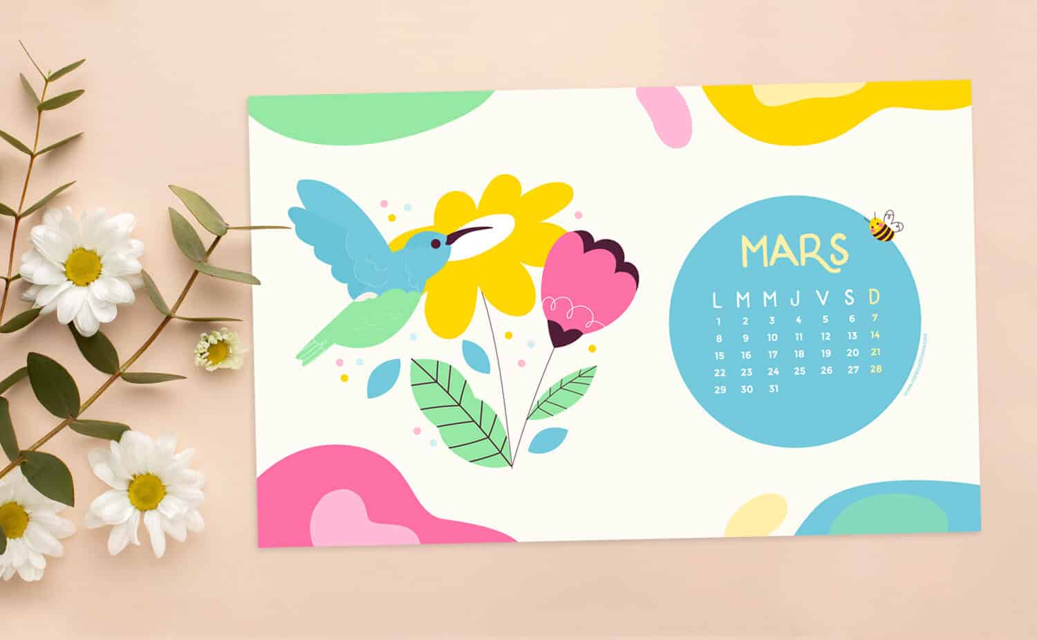 Calendrier de Mars 2021 (Freebies & Printable) Calendrier de Mars 2021 (Freebies & Printable)