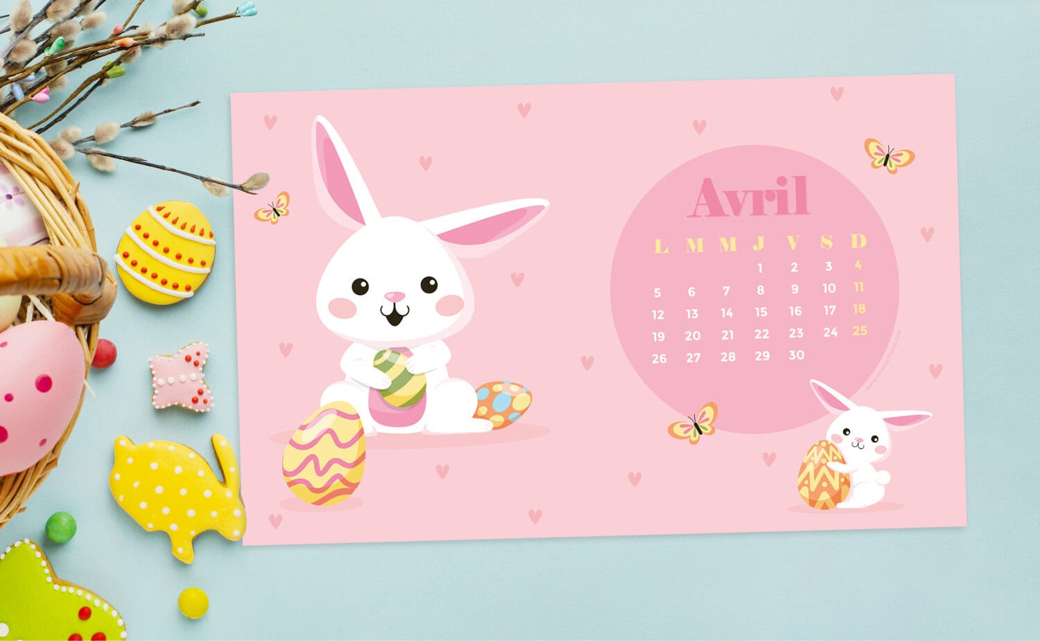 Calendrier d'Avril 2021 + coloriage à imprimer (Freebies & Printable) 6 Calendrier d'Avril 2021 (Freebies & Printable)