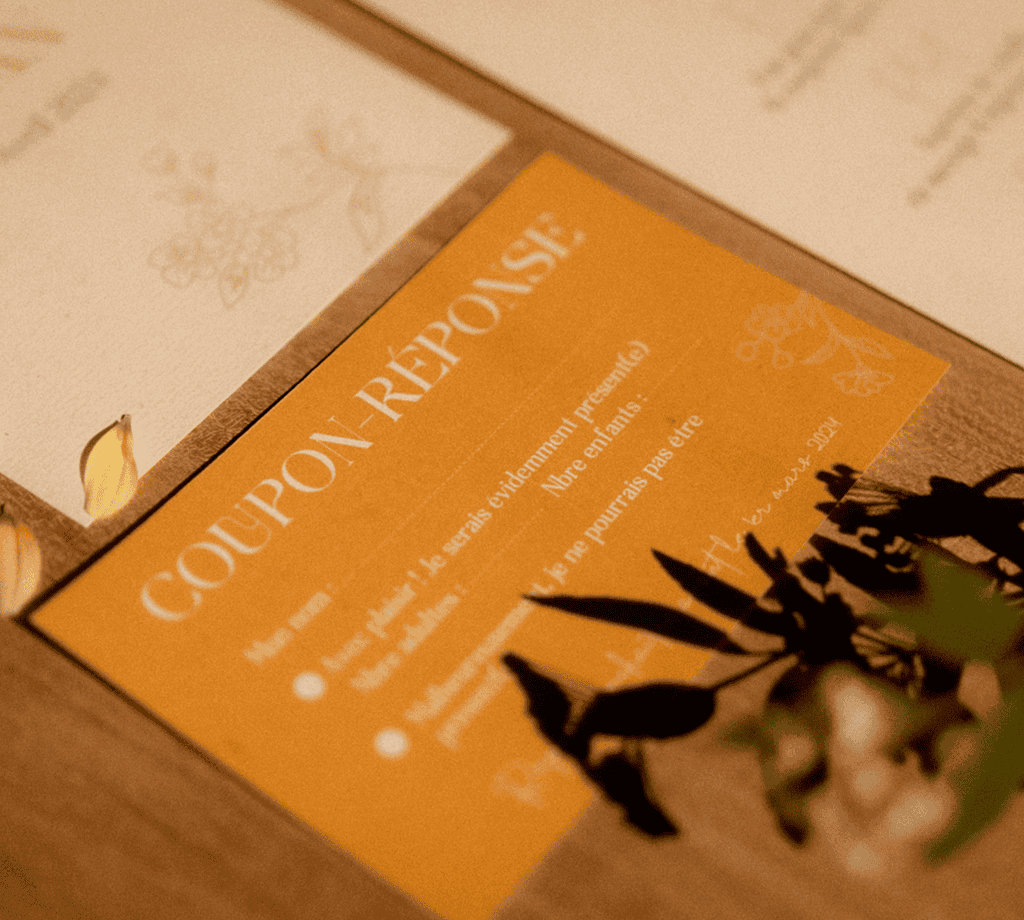 Faire-part de mariage | Collection Solaire 3 Faire-part de mariage - Collection solaire