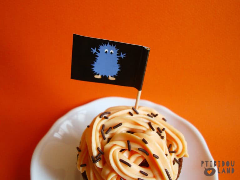 Cupcake aux couleur d’Halloween !
