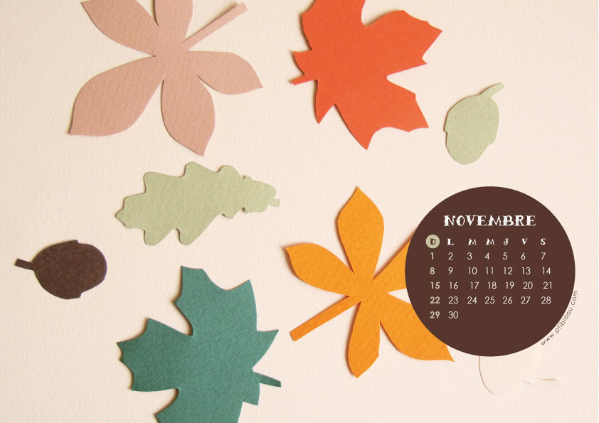 Calendrier de Novembre ! 5 novembre A4