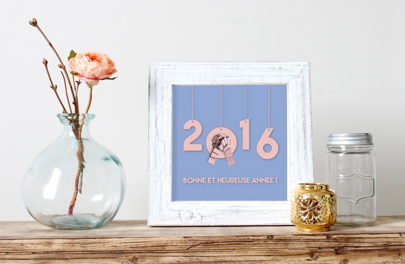 Calendrier de janvier et Bonne année 2016 ! 7 wall2016 cadre02