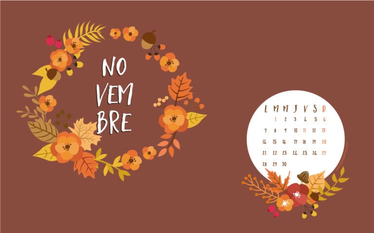 Calendrier de Novembre 2016 (Freebies & Printable) 1 Calendrier de novembre à télécharger