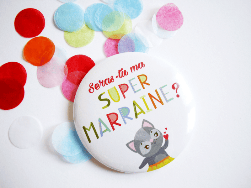 Magnet pour demande de parrain/marraine personnalisé – Image 6