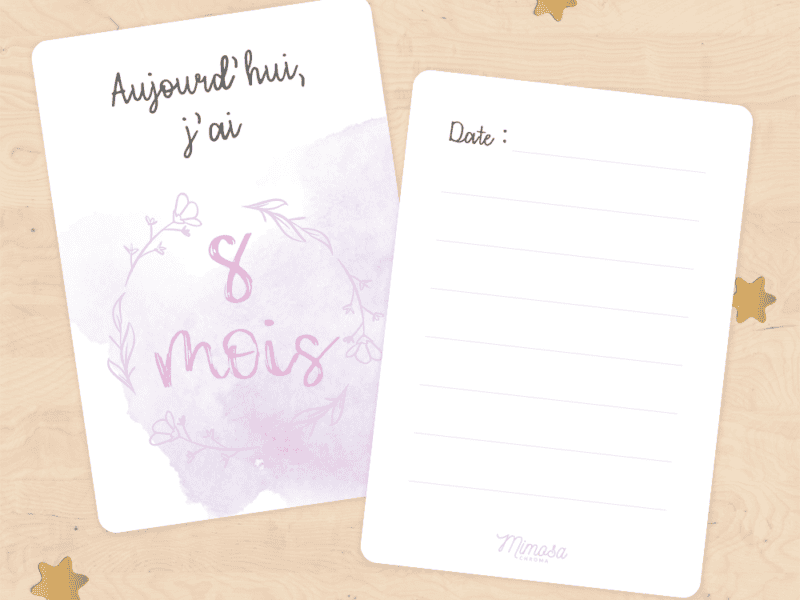 Cartes étapes de la vie de bébé (Milestones baby cards) – Cadeau de naissance, cadeau future maman, cadeau bébé Cartes étapes de la vie de bébé (Milestones baby cards) - Cadeau de naissance, cadeau future maman, cadeau bébé