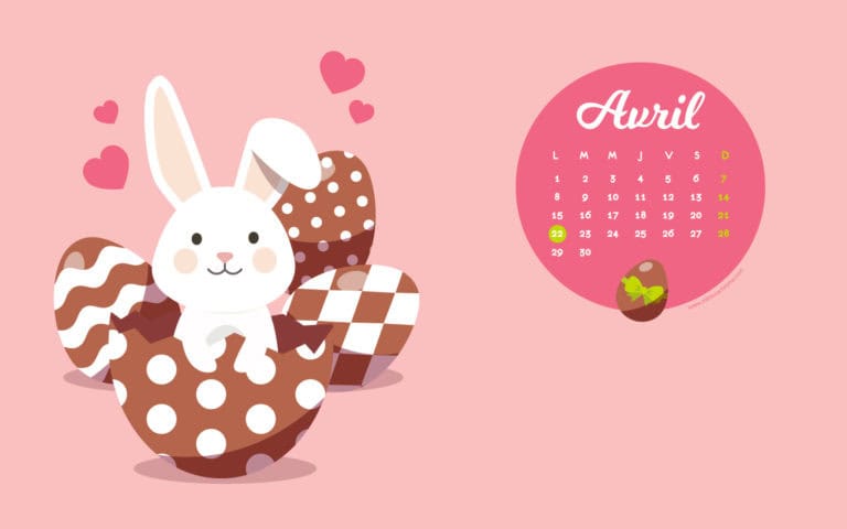 Calendrier d'Avril 2019 (Freebies & Printable) 1 Calendrier d'avril 2019 à télécharger