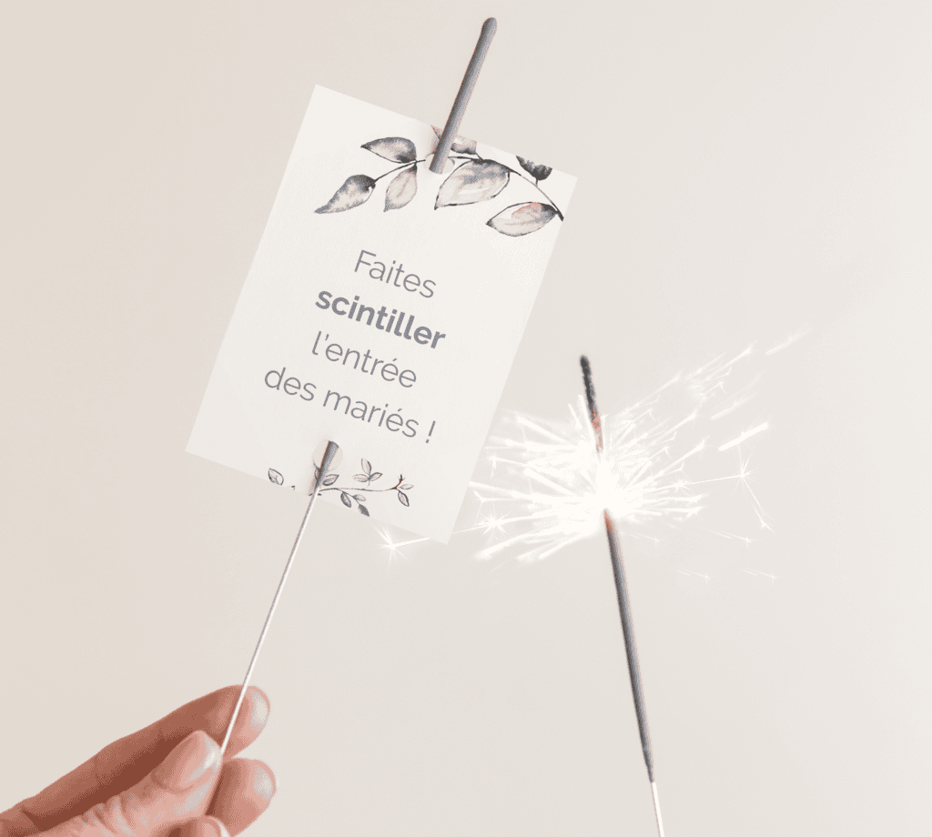 Étiquettes pour feu de Bengale - Feuillage