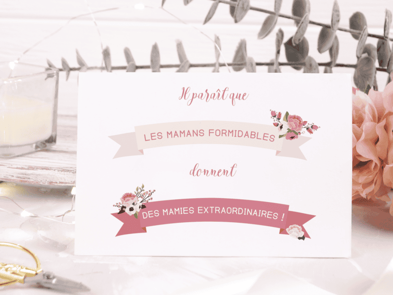 Carte pour fête des mères, annonce grossesse grand-parents – Les mamans formidables donnent des mamies extraordinaires ! Carte pour fête des mères, annonce grossesse grand-parents - Les mamans formidables donnent des mamies extraordinaires !