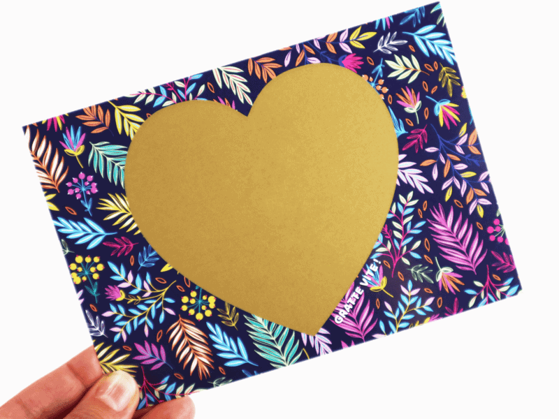 Carte à gratter demande de demoiselle d'honneur, témoin de mariage