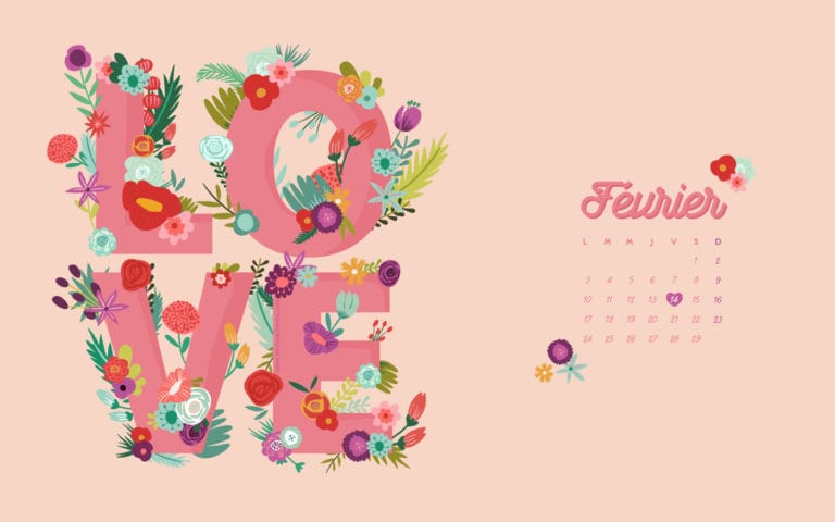 Calendrier Février 2020 à télécharger