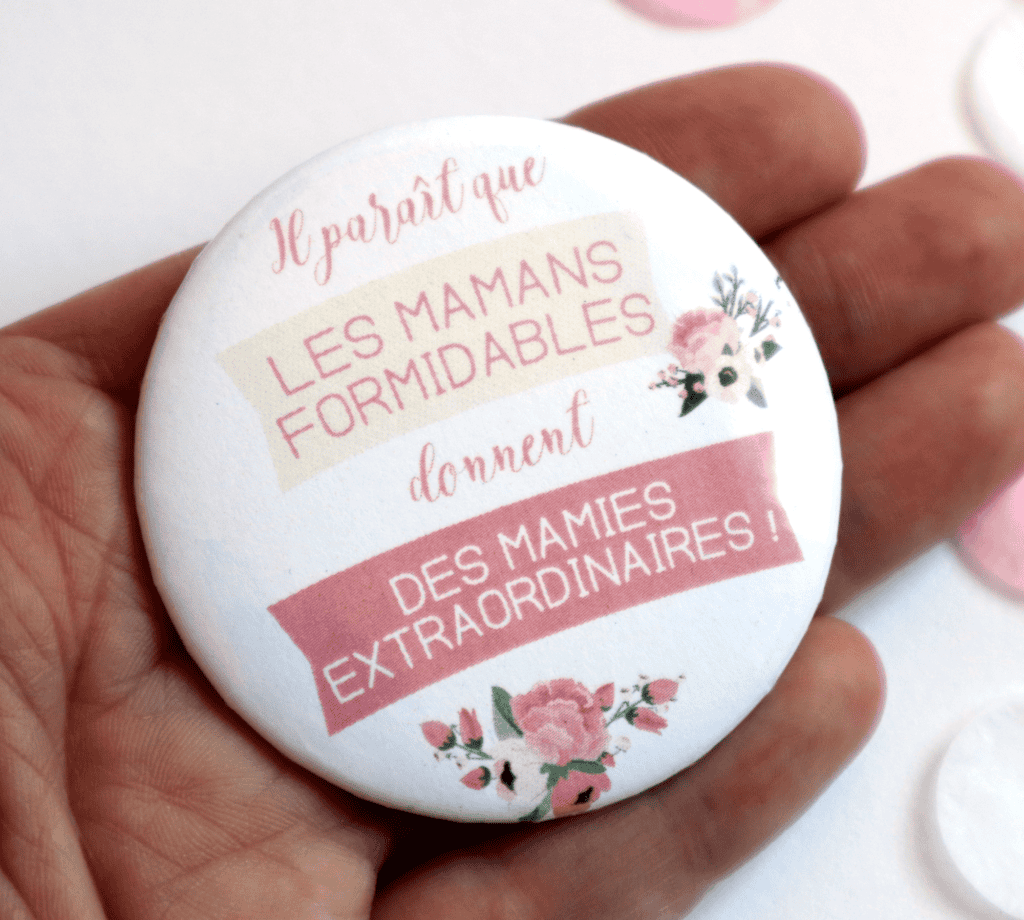 Miroir de poche annonce grossesse grand-mère - Les mamans formidables donnent des mamies extraordinaires !