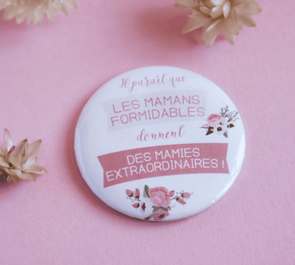 Miroir de poche annonce grossesse grand-mère - Les mamans formidables donnent des mamies extraordinaires !