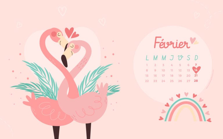 Calendrier de Février 2021 (Freebies & Printable)
