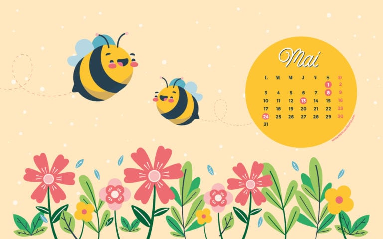 Calendrier de Mai 2021 (Freebies & Printable)