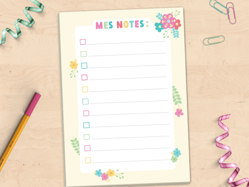 Bloc-notes A6 - To do list - Cadeau pour Maîtresse, Maître