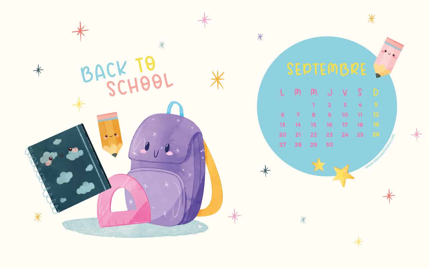 Calendrier de Septembre 2021 à télécharger