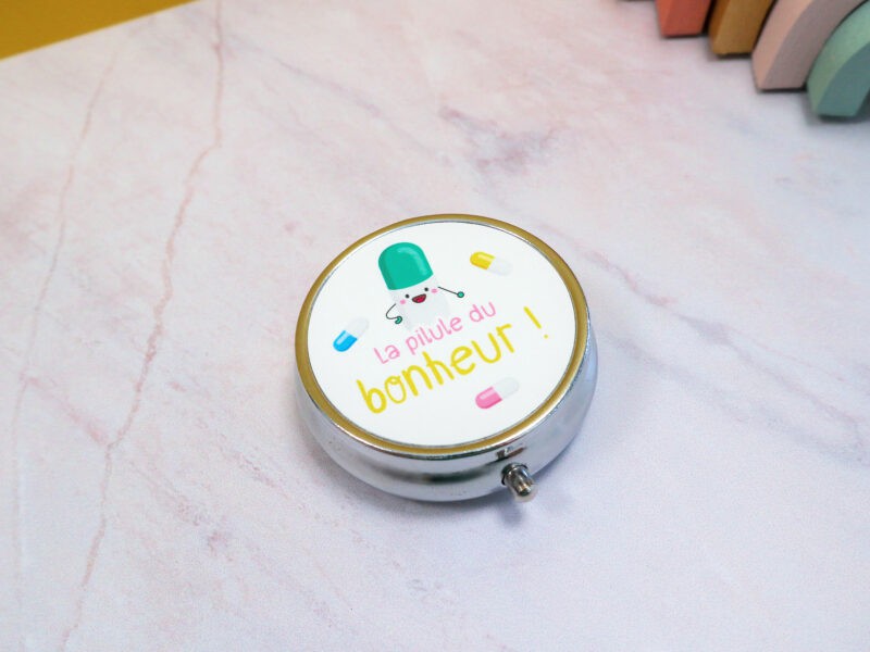 Boîte à pilules pour annonce grossesse, demande de témoin, demande de parrain/marraine - boîte surprise avec message secret personnalisé