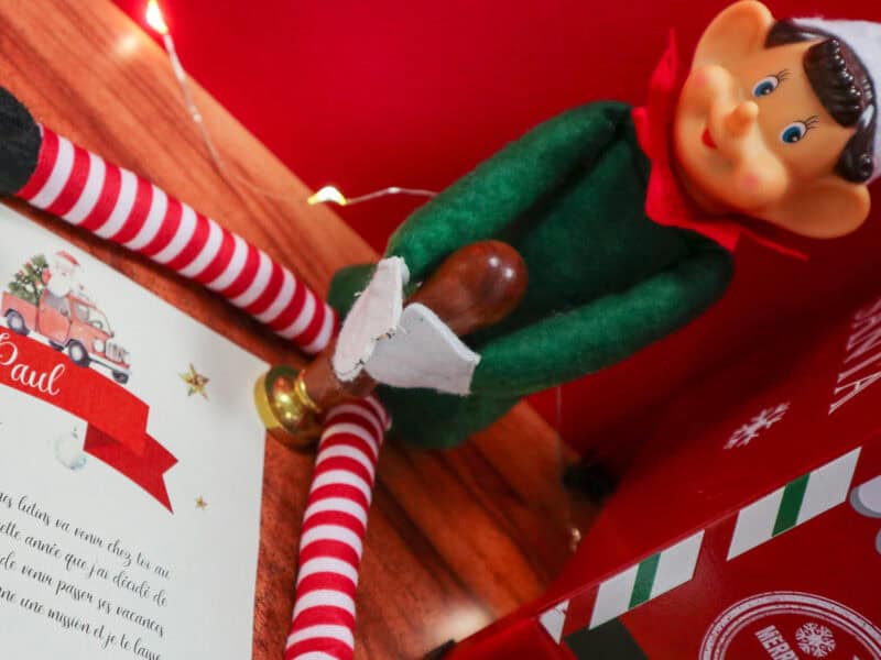 Lettre lutin farceur écrite par le Père Noël personnalisée au prénom de l'enfant
