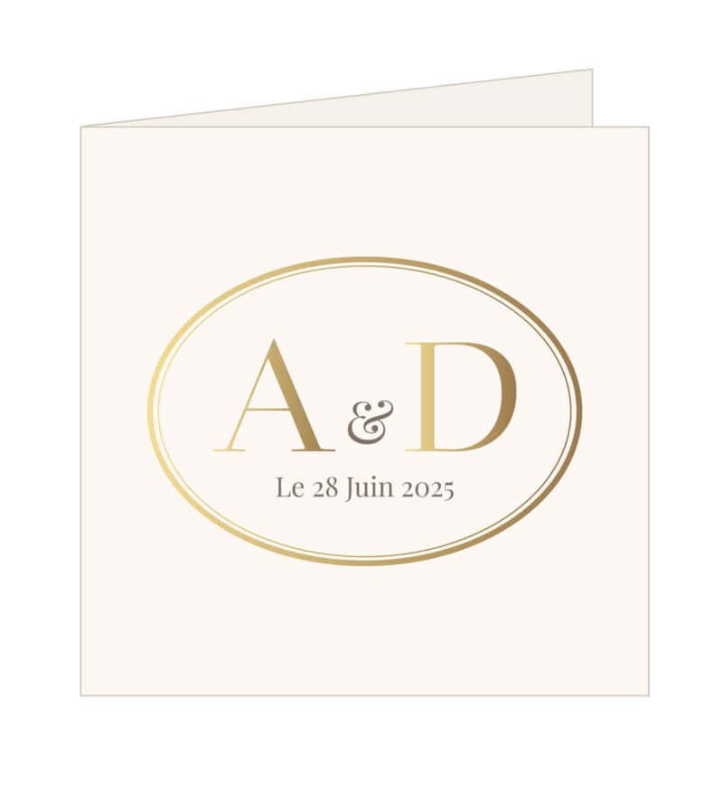 Faire-part de mariage Aude & Didier (Solde)