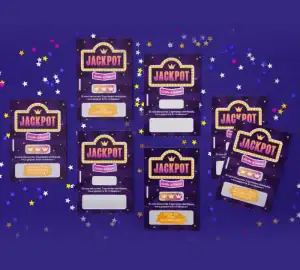 Carte à gratter demande témoin ou demande parrain, marraine - Style ticket de jeu à gratter