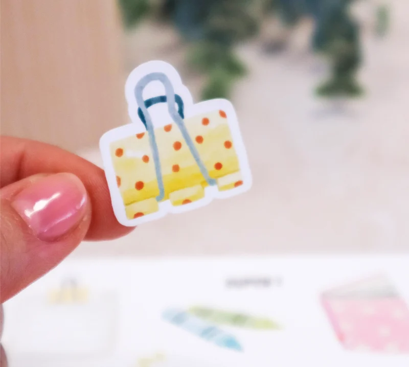 Sticker décoratif pour cahier sur le thème de l’école